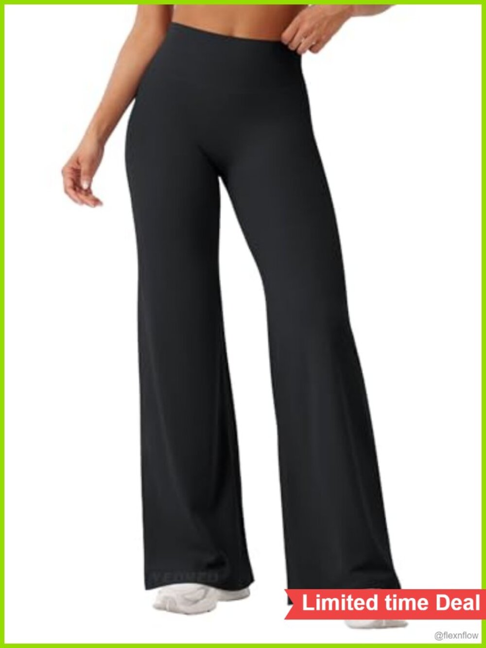 High Waisted Straight Leg Yoga Pants Women's Butt Lifting Workout Leggings with